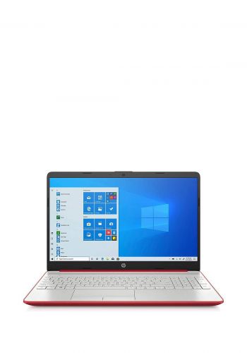 لابتوب HP 15-dw1083wm Laptop, 15.6", Intel Pentium 6405U, Intel UHD Graphics, 4GB RAM, 128GB SSD - Red