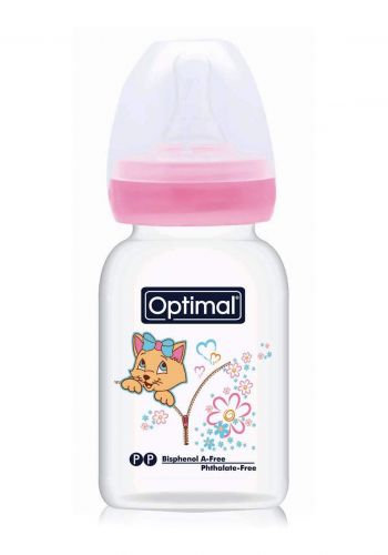 Optimal PP Slim Waist Feeding Bottle 140ml رضاعة زجاجية للأطفال