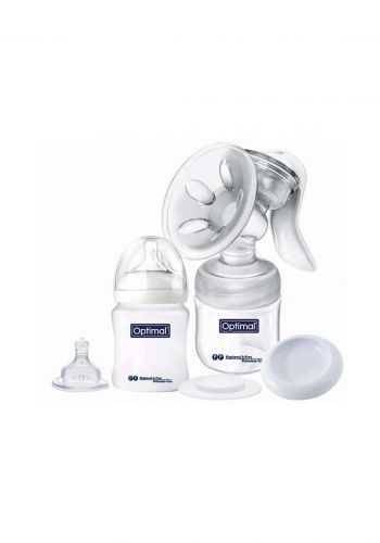  Optimal Natural -fit manual breast pump  سيت مضخة حليب  يدوية 