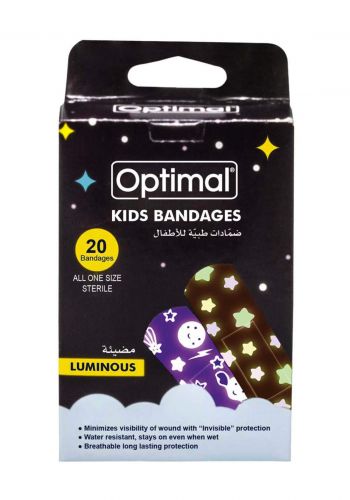 Optimal Luminous Kids Bandages  لصقات جروح مضيئة للأطفال 