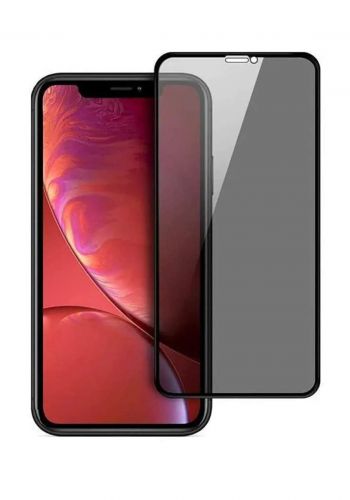 Optiva Glass Screen Protector For iPhone 11 - Black واقي شاشة