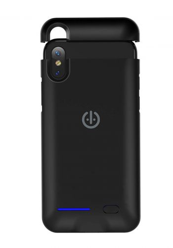 Optiva DX01 Mobile Case Charger For iphone Xand  XS Black شاحن حافظة الموبايل