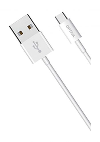 Optiva OPC25c USB Type-C to USB-A Cable 1m - White كابل