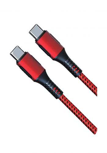 Optiva OPC29 USB Type C to Type C Cable 1.2m - Red كابل