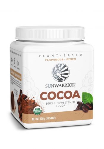 Sun Warrior Cocoa مسحوق الكاكاو العضوي 300 غم  
