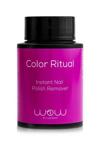 Wow By Wojooh 2752W000 Colour Ritual Instant Nail Polish Remover 75ml مزيل طلاء الأظافر
