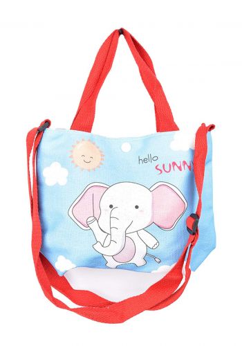 حقيبة كتف للأطفال بطبعة فيل