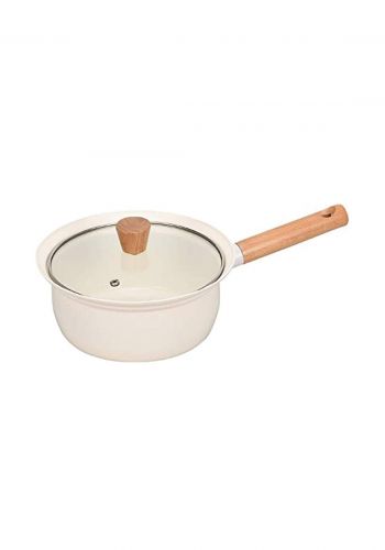 Pearl Metal HB-5255 Single-Handed Pot 18 cm  قدر طعام مع غطاء بايركس 