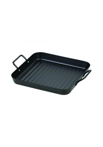 Pearl Metal HB-4515 Iron square plate  25 x 25 cm that can be used with both IH and gas صينية شواء