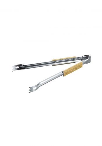Captain Stag M-9090 Clark Wooden Pattern Barbecue Tongs ملقط شواء

