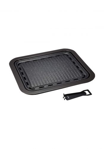Pearl metal H-4060 Strong Marble Square Grilled Meat صينية شواء