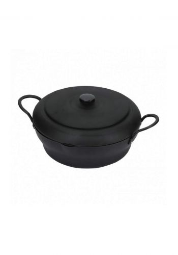 Pearl Metal HB-5260 Tempura Pot 28 cm  Iron with Lid قدر تمبورا
