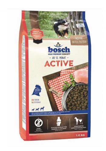 Bosch Active Adult Dry Food طعام جاف للكلاب البالغة بالدجاج  1 كغم من بوش