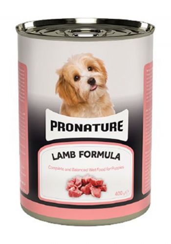 Pronature Puppies Dog Food  طعام معلب للجراء باللحم  400 غم من برونيتشر
