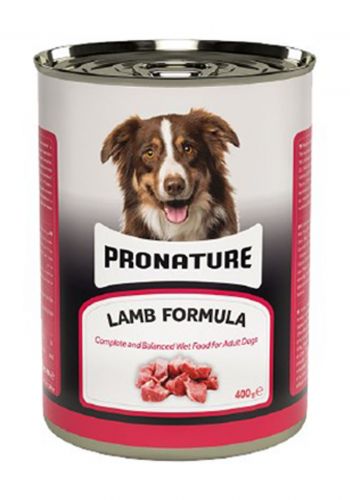 Pronature Adult Dog Food  طعام معلب للكلاب البالغة باللحم  400 غم من برونيتشر