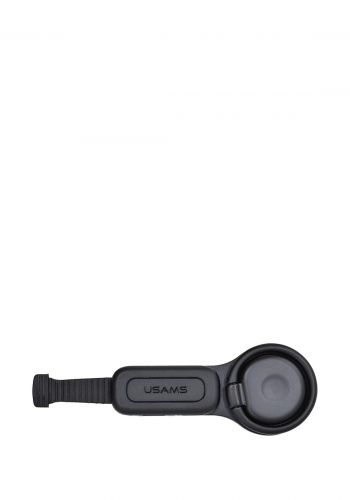 Usams Dual Lightning Ring Holder Adapter - Black تحويلة شحن وسماعة ايفون
