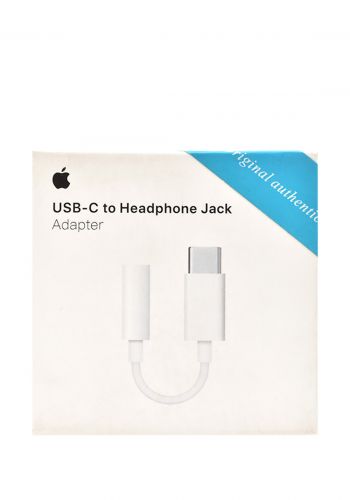 Apple USB-C to 3.5mm Headphone Jack Adapter - White تحويلة