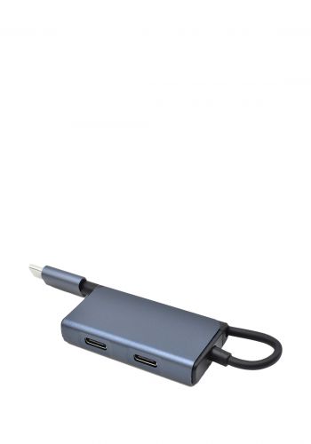 Wiwu Type-C to Type-C and 3.5mm Audio Adapter تحويلة