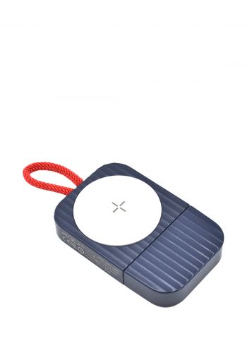 Rock Portable Wireless Charger For Apple Watch - Blue شاحن ساعة ابل