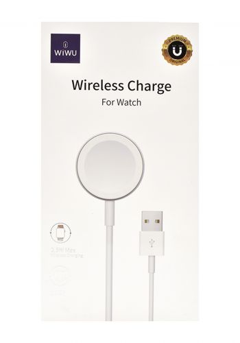Wiwu Wireless Charger For Watch - White شاحن ساعة ابل