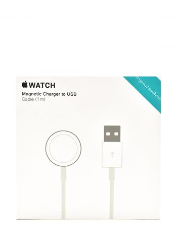 Apple Watch Magnetic To USB Cable 1m - White شاحن ساعة ابل