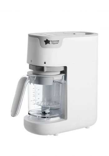 Tommee Tippee Quick Cook Baby Food Steamer Blender-White اله تحضير الطعام للاطفال