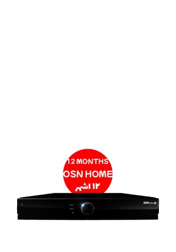 OSN Plus HD With 1 Year Home Package - Black  جهاز مع باقة هوم لمدة سنة