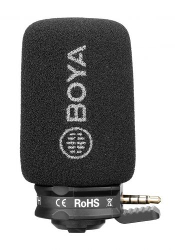 BOYA BY-A7H Plug-In Condenser Microphone - Black مايكروفون