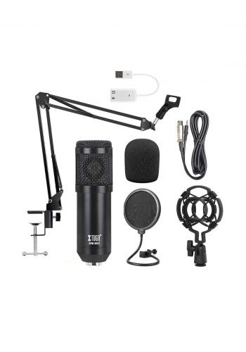  XTUGA BM800 Professional Condenser Microphone - Black مايكروفون