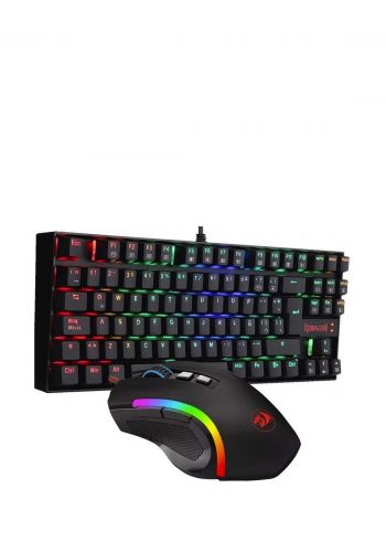 Redragon K552RGB-BA Mechanical Gaming keyboard and Mouse  لوحة مفاتيح وماوس