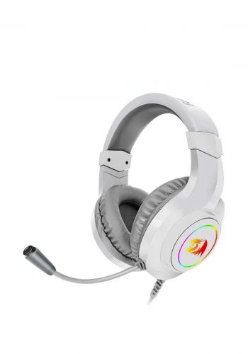 Redragon H260 Hylas RGB Gaming Headset -White  سماعة سلكية