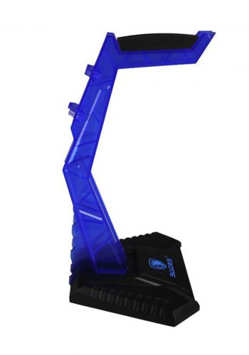 Sades Wolfbone Gaming Headset Holder Stand - Blue  حامل سماعة
