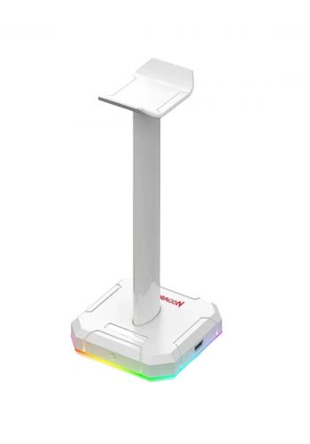 Redragon HA300-W RGB  Scepter Pro Gaming Headset Stand-White حامل سماعة رأس من ريدراجون