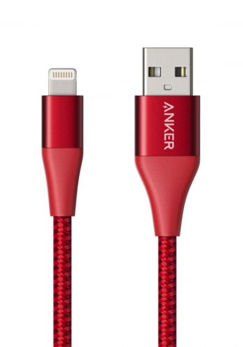 Anker Powerline+ II Lightning to USB Cable 0.9m - Red كابل