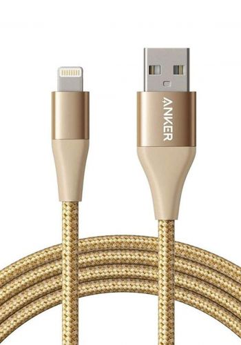 Anker PowerLine + II Lightning To USB Cable 1.8m -Beige كابل