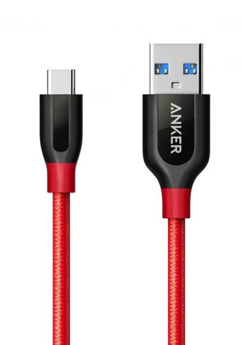 Anker Powerline USB C To USB A Cabel 1.8m - Red كابل