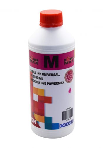 Powermax Refill Ink Universal Canon Magenta Dye 1000 ml حبر ريفل