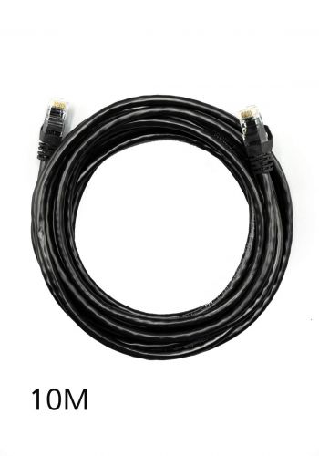 Power Max SFTP CAT6 Net Cable 10 m - Black كابل ايثرنت