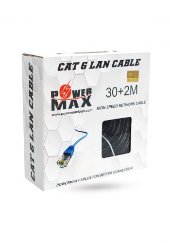 Power Max SFTP CAT6 Net Cable 30+2M   كابل ايثرنت