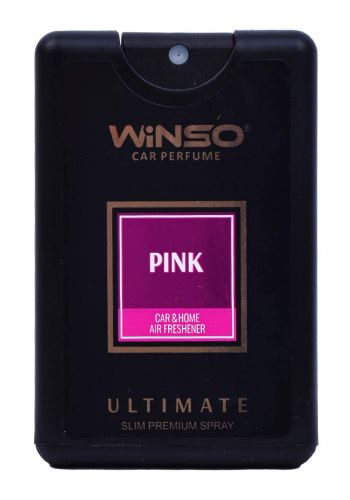 Winso Ultimate Slim Perfume Car Spray Pink-18ml  معطر للسيارة