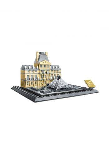 Wange 4213 The Louver Of Paris  France - 821 Pieces مكعبات مجسم متحف اللوفر