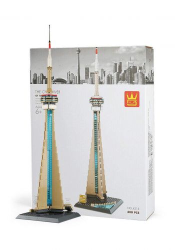 Wange 4215 The Cn Tower Canada - 400 Pieces  مكعبات مجسم برج سي ان في كندا