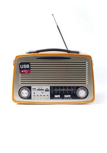 Classic Golden Radio راديو كلاسك خشبي