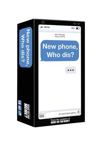New phone, who dis? Card Game لعبة بطاقات حفلة الرسائل النصية 