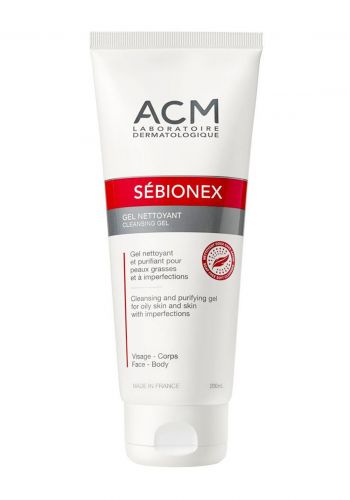 غسول البشرة الدهنية 200 مل من إيه سي إم سيبيونيكس Acm Sebionex Purifying Cleansing Gel