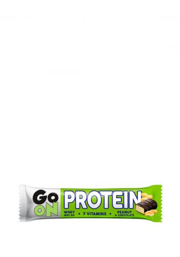  شوكولاتة بروتين الحليب بالفول السوداني 50 غرام GO ON Protein Bar Nut