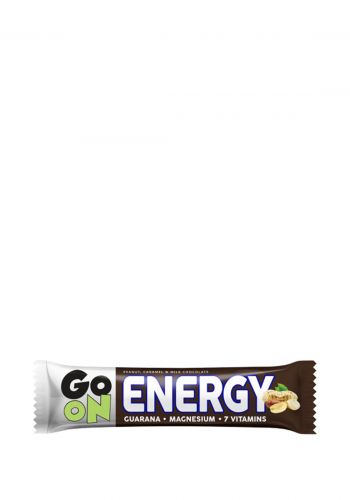  شوكولاته بطعم الفول السوداني والكراميل 50 غرام GO ON Protein Bar Energy Peanut-Carmel 