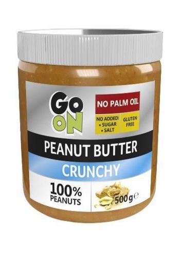 Go On 27196 Peanut Butter Crunchy 500g زبدة الفول السوداني