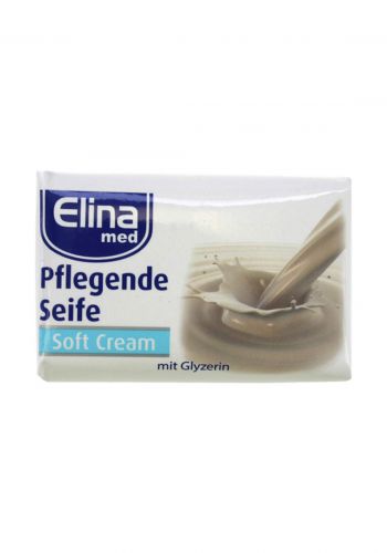 Elina Med Soap صابونة الوجة والجسم بالجلسرين والحليب 100غرام  من الينا ميد 