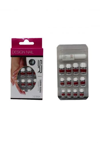 Sabrina Rudnik Artificial Nails  اظافر صناعية  12 قطعة من سابرينا رودينك